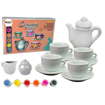 Zestaw Do Herbaty DIY Farby Malowanie Porcelana