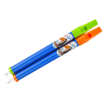 Zestaw Dwóch Fletów Dla Dzieci Niebieski Zwierzątka