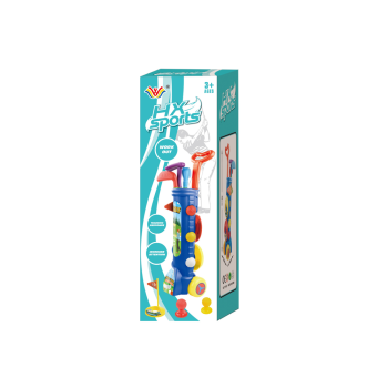 Duży Zestaw Do Gry W Golfa Mini Golf + Wózek Golfowy