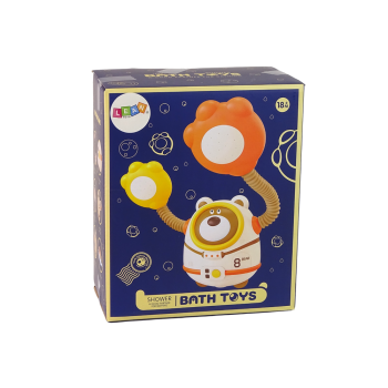 Zabawka Do Wody Do Kąpieli Miś Kosmonauta na baterie Prysznic