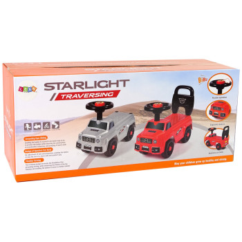 Samochód Jeździk QX-5500- 2 Klakson Oparcie Srebrny