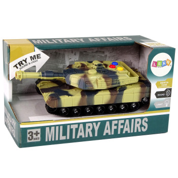 Czołg Wojskowy 1:32 Moro Brązowy Dźwięk Światła