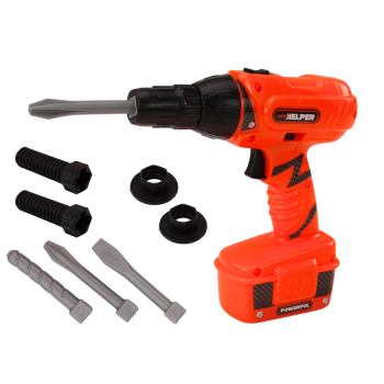 Wiertarka Dla Majsterkowicza Na Baterie Pomarańczowy Wiertła Śrubki