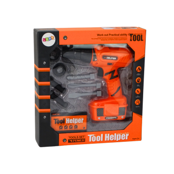 Wiertarka Dla Majsterkowicza Na Baterie Pomarańczowy Wiertła Śrubki