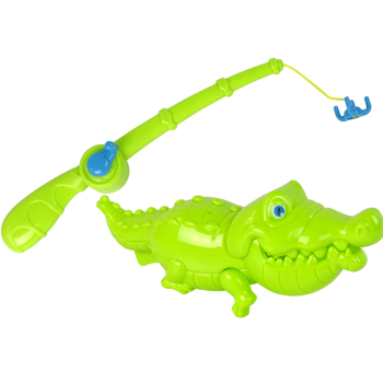 Gra Zręcznościowa Zestaw Łowienie Rybek Wędka Rybki Krokodyl