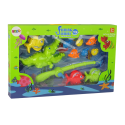 Gra Zręcznościowa Zestaw Łowienie Rybek Wędka Rybki Krokodyl