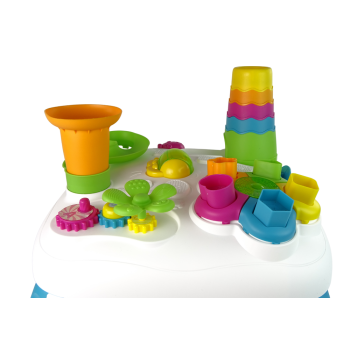 Interaktywny Stolik Edukacyjny Sorter Zjeżdżalnia Piłeczek Niebieski