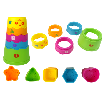 Interaktywny Stolik Edukacyjny Sorter Zjeżdżalnia Piłeczek Niebieski