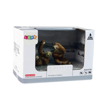 Zestaw 2 Figurek Leniwce Leniwiec z Młodym Figurka Leniwiec