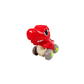 Dinozaur Na Kółkach T-Rex Czerwony Figurka