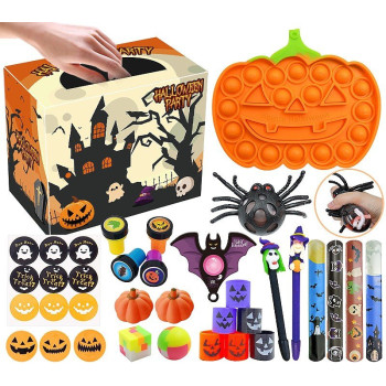 Zestaw Sensoryczny Antystresowe Zabawki Haloween Fidget Toys Pop It