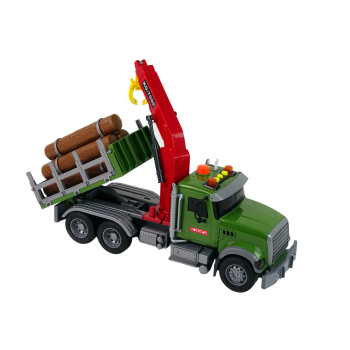 Ciężarówka Auto Dźwig Transport Bale Drewna Dźwięk
