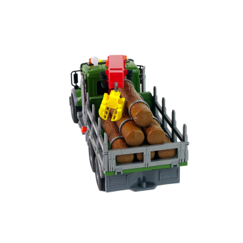 Ciężarówka Auto Dźwig Transport Bale Drewna Dźwięk