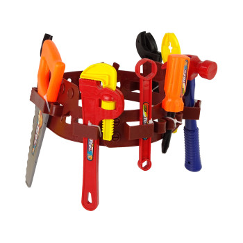 Zestaw Majsterkowicza Pas z Narzędziami Kask Klucz