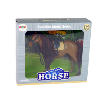 Figurka Konia Koń Do Czesania Brązowa Grzywa