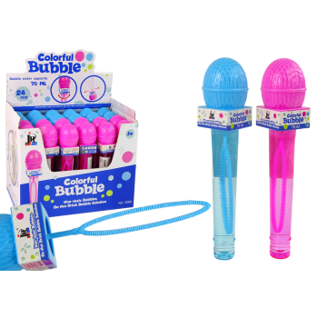 Bańki Mydlane Mikrofon 2 Kolory 70 ml