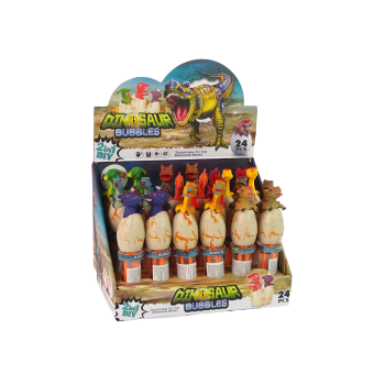 Bańki Mydlane Dinozaury 18 cm Różne Kolory