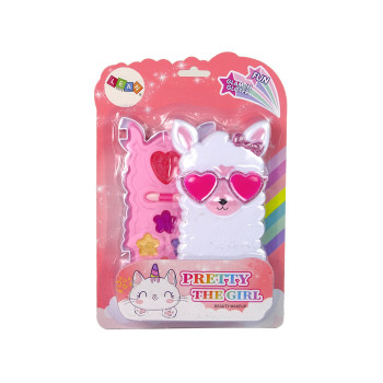 Zestaw Piękności Do Makijażu Błyszczyki Różowa Lama