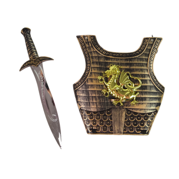 Strój Kostium Samuraja Rycerza Zestaw Łuk Miecz