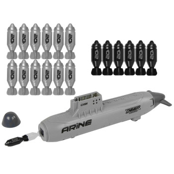 Zestaw Armia Morska Łódź Podwodna Odrzutowce Bomby