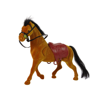 Figurka Aksamitny Koń Brązowy Farma