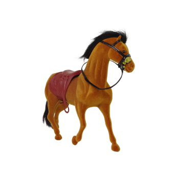 Figurka Aksamitny Koń Brązowy Farma