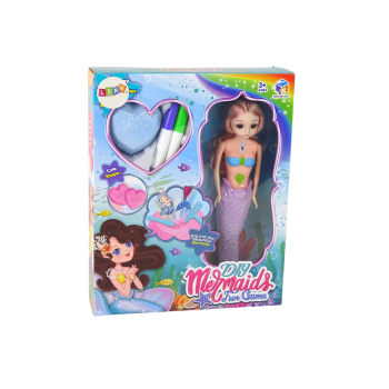 Zestaw DIY Syrena Fioletowa Skarby Wykopaliska