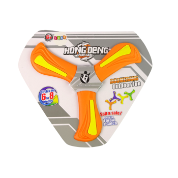 Bumerang Latający Dysk Do Rzucania Pomarańczowy Dla Dzieci