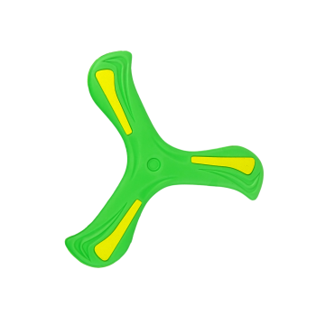 Bumerang Latający Dysk Do Rzucania Zielony Dla Dzieci