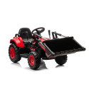 Traktor Na Akumulator Z łyżką BW-X002A Czerwony