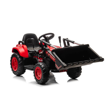 Traktor Na Akumulator Z łyżką BW-X002A Czerwony