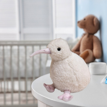 Pluszowy Ptak Kiwi Pluszak Maskotka Przytulanka Biały 21cm