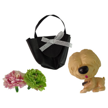 Lalka Dla Dzieci Emily Z Pieskiem Torebką Kwiatami