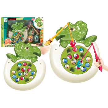 Gra Łowienie Rybek Wędki Dźwięki Dinozaur