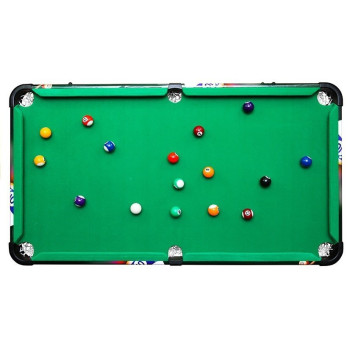 Duży Drewniany Składany Stół Bilardowy Gra + Bile