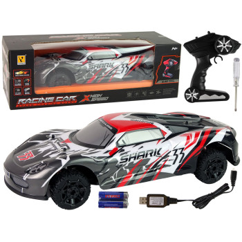 Auto Sportowe R/C 1:8 Szary Biały