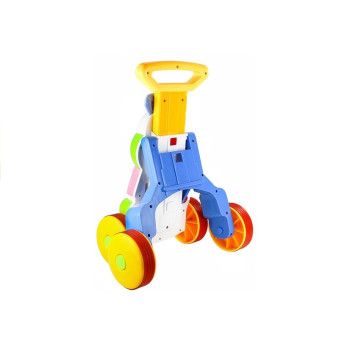 Wesoły Pchacz Hipopotam z Lusterkiem Gumowe Koła