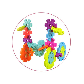 Klocki Konstrukcyjne Płatki Śniegu 120 Elementów
