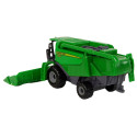 Pojazd Rolniczy Kombajn Z Przystawką Zielony Żółty