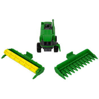 Pojazd Rolniczy Kombajn Z Przystawką Zielony Żółty