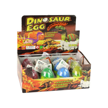 Wykluwające się Magiczne Jajko Dinozaura Rosnące 6 cm Kolorowe