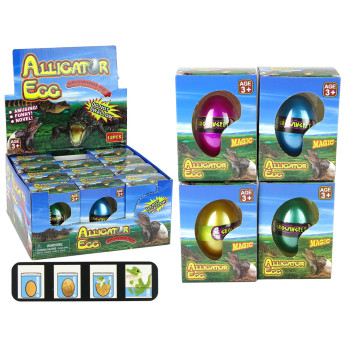 Rosnące Jajo Aligatora Krokodyla 6cm