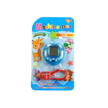 Gra Elektroniczna Tamagotchi Niebieska z krótkim łańcuszkiem