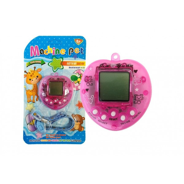 Gra Elektroniczna Tamagotchi Różowa z krótkim łańcuszkiem
