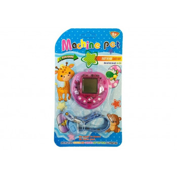 Gra Elektroniczna Tamagotchi Różowa z krótkim łańcuszkiem