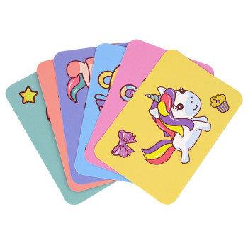 Magnetyczna Układanka Książka Jednorożce Puzzle Karty