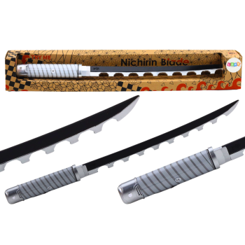 Miecz Samurajski Nichirin Na Baterie Wygodna Rękojeść Czarny Dźwięk