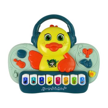 Interaktywne Pianinko Kaczuszka DJ Dźwięk Instrumenty Muzyczne Melodie
