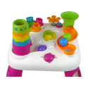 Interaktywny Stolik Edukacyjny Sorter Zjeżdżalnia Piłeczek Różowy