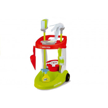 Zestaw Do Sprzątania Na Wózeczku Odkurzacz